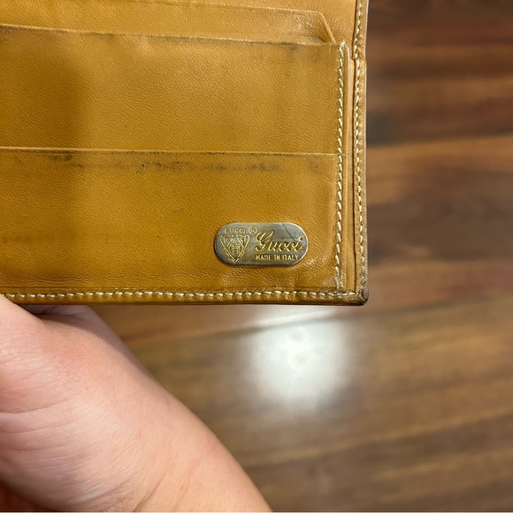 Vintage Gucci Brown Micro GG Monogram Bifold Wallet with original box - Picture 4 of 9